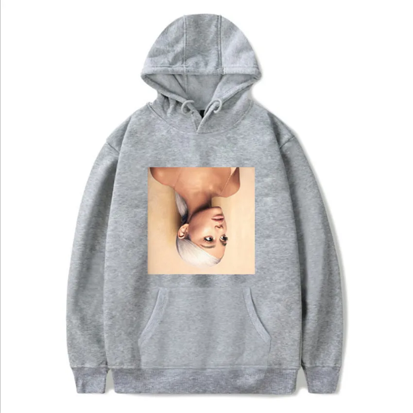 Толстовки Kawaii Ariana Grande свитшот с принтом и длинным рукавом женская/мужская одежда