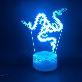 

Alarm Clock Base Razer Brand of Game Equipment Led Night Ligh Bright Base Remote Lamp Directly Supply Bluetooth Room Nightlight