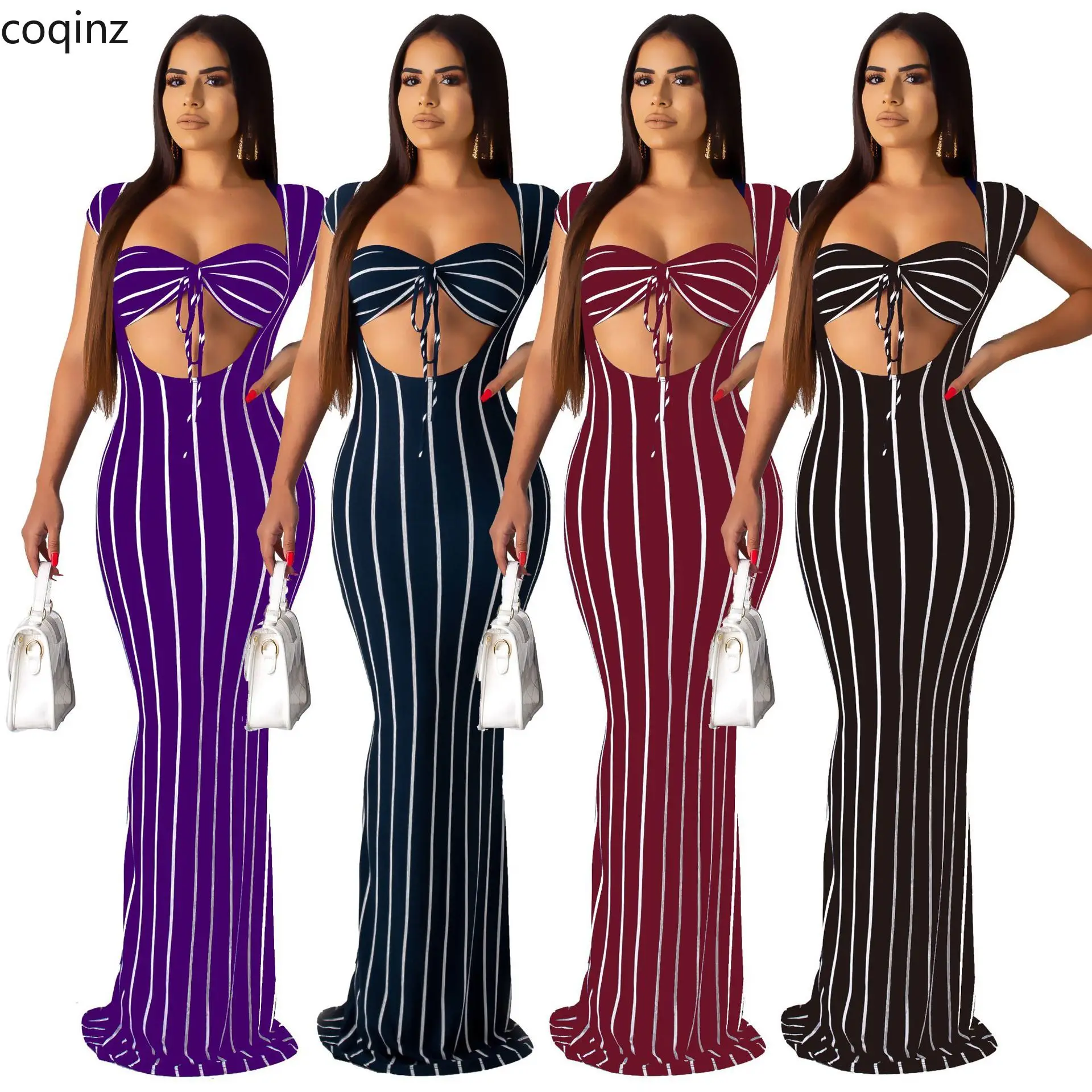 Sexy Bandage Dresses Woman Party Night Club Dress 2019 Maxi Ladies Summer Dress Elegant Women Vestidos De Festa Sukienki SMR9340