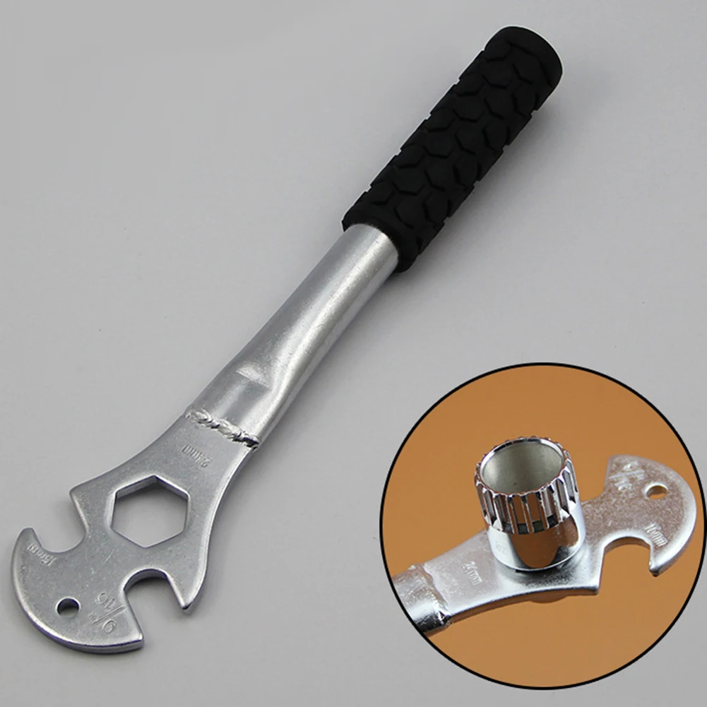 15/24mm Large Size Bicycle Wrench Front Rear Axle Remove Tools Pedal Remove Wrench MTB Bike Axis