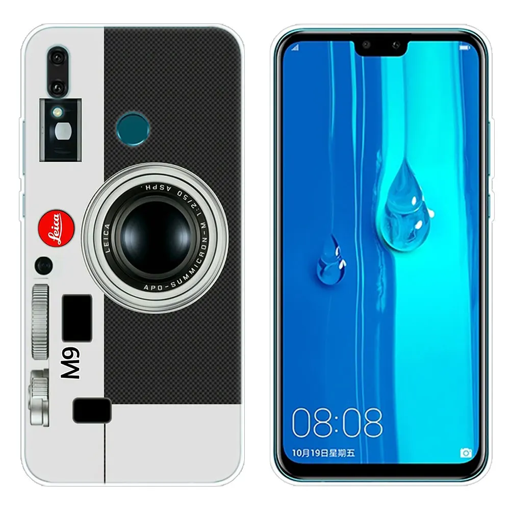 Мягкий чехол в ретро-стиле старинная Камера кассета Музыка для huawei Коврики 30 20 Lite 10 Pro Y5 Y6 Y7 Pro Y9 Prime Y6 Pro - Цвет: 003