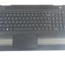 95% для hp павильон 15-AU 15-AW палмрест верхняя крышка клавиатура с подсветкой 856040-001