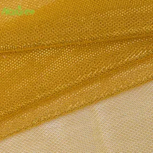 1 ярд Золотая сетка ткань для глаз золотая нить полиэстер подкладка москитная сетка ткань для сцены ткань блестящая маленькая Алмазная сетка ткань