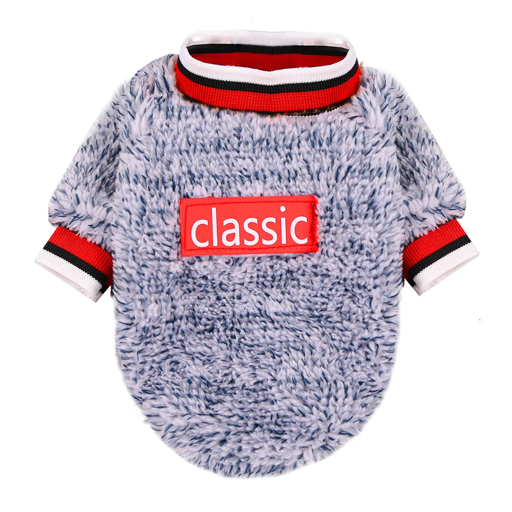 Super soft pet dog sweater fleece warm puppies Hoodies Teddy cat guard clothes autumn and winter pet clothing outfit supplies