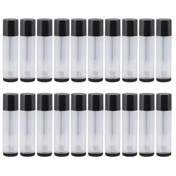 

20Pcs Empty Transparent Gloss Lipstick Bottle Lipstick Tube Lip Balm DIY Cosmetic Tool for Storage