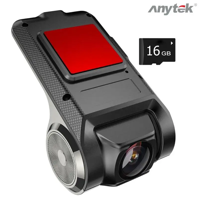 Anytek X28 Full HD 1080P Автомобильный видеорегистратор камера WiFi ADAS 150 градусов объектив Dashcam рекордер+ 16 ГБ TF карта автомобиль авто dvr портативный рекордер