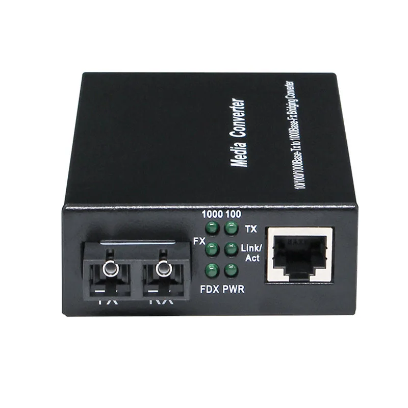 Гигабитный Ethernet волоконный медиа конвертер со встроенным 1Gb одномодовым