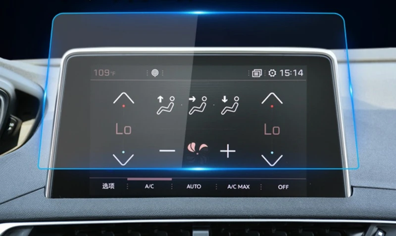 Автомобильный Navigtion закаленное Стекло ЖК-дисплей Экран защитная пленка Стикеры приборной панели защитный кожух для peugeot 3008 5008 аксессуары