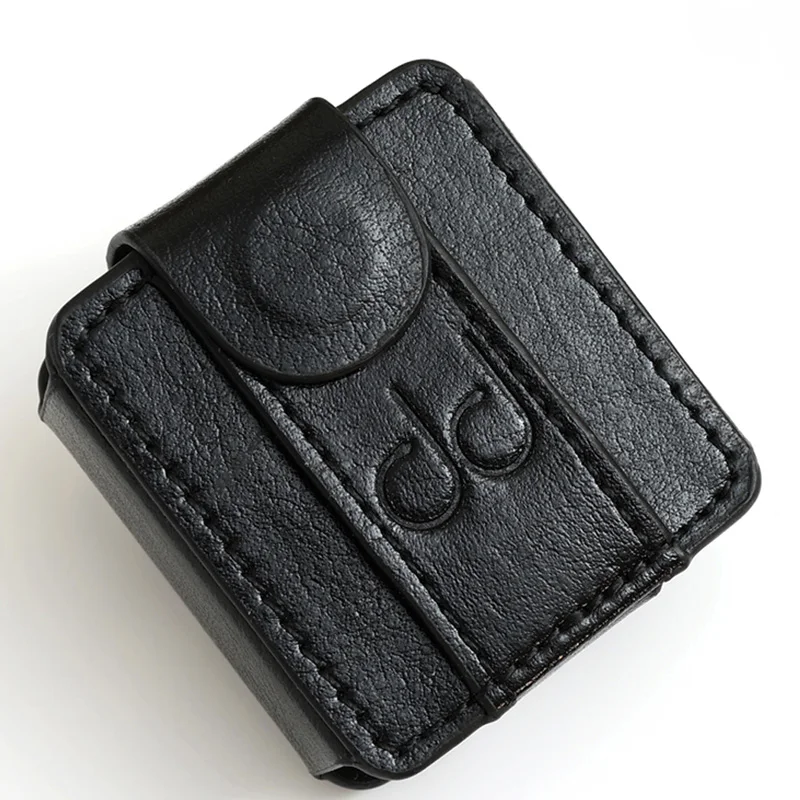FiiO M5 раскладный кожаный чехол, музыкальный плеер mp3 защитный чехол, DAP кожаный чехол(с эластичная петля ремешок) Черный, ремешок для наручных часов для использования - Цвет: Черный