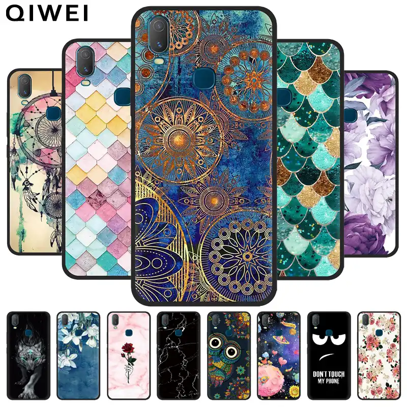 For Vivo Y11 2019 Case 6 35 Slim Cartoon Soft Tpu Silicone Cover