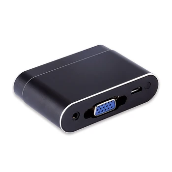 

mirascreen L9 support Android/iOS/Type - C Devices USB, VGA & HDMI, Smart Dual Display Monitors Mirroring Sound to TV Projector
