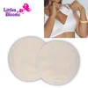 Littles&Bloomz Soft Bamboo Washable Reusable Nursing Breast Pad $2.99=4pcs Breastfeeding Absorbent Waterproof Stay Dry Cloth Pad 1