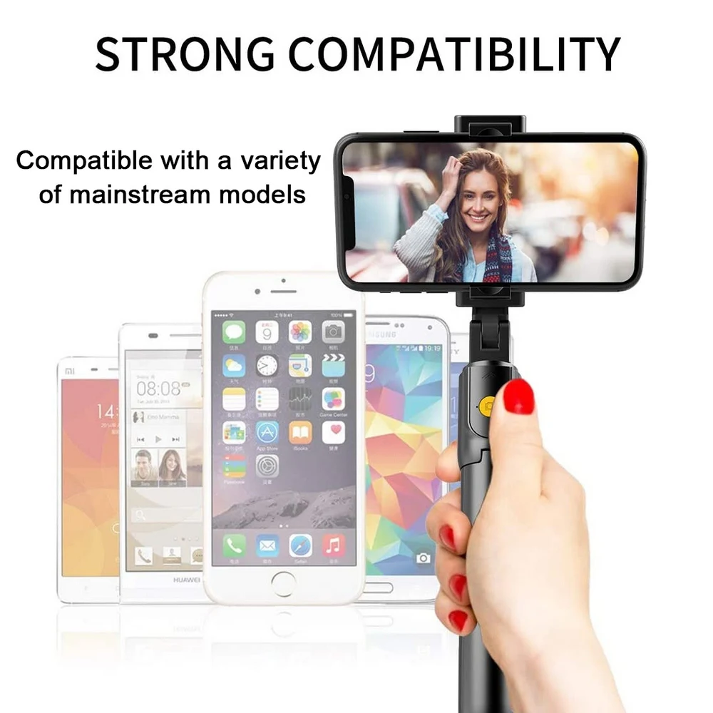 

Selfie Stick Tripod Extendable Bluetooth with Wireless Remote for iphone/Google/Huawei Handheld Extendable Beauty Selfie Stick