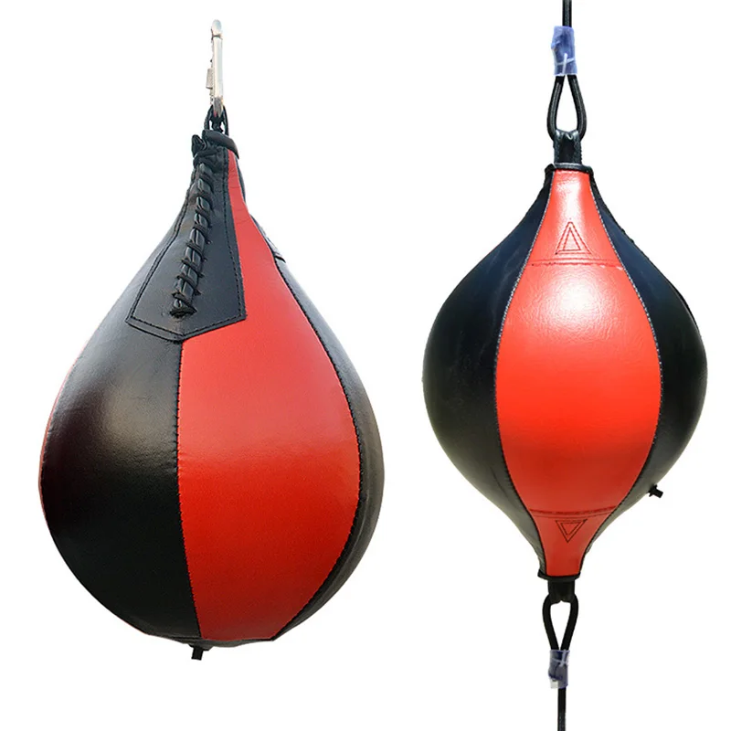 

Inflatable Punching Bag Professional Boxing Speed Ball Boxing Hanging Pear Shape PU Speed Ball Fitness Training Ball Sand Bag T