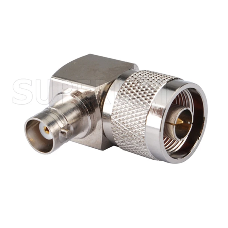

Superbat N-BNC Adapter N Male to BNC Female Right Angle RF Coaxial Connector