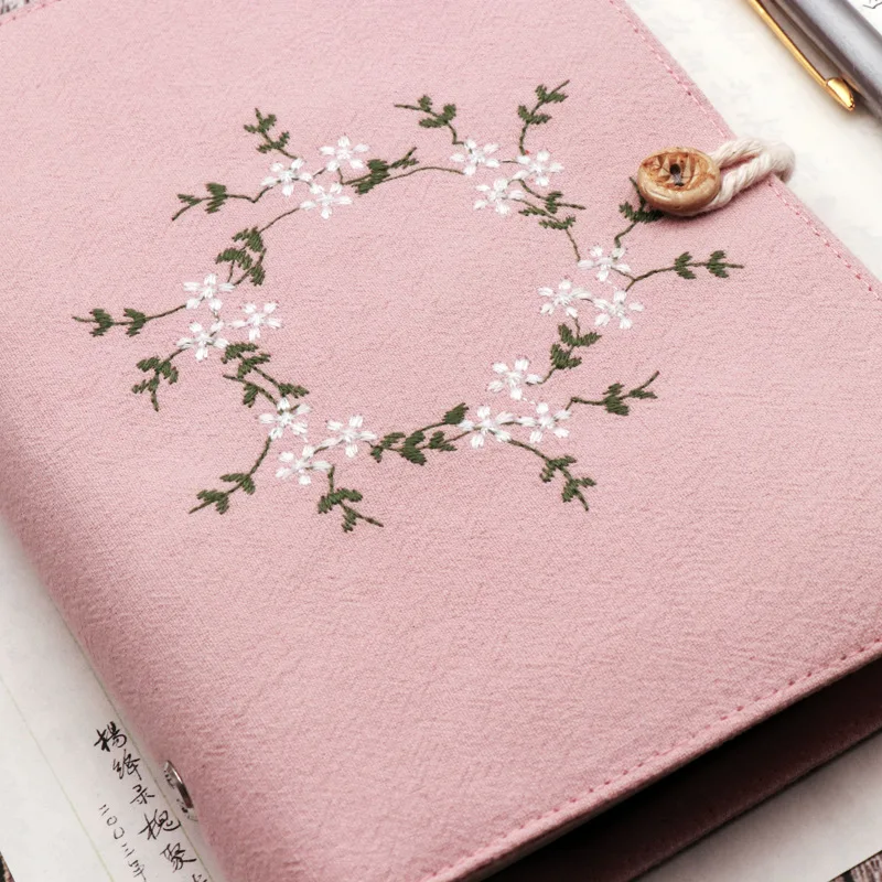 2020 A5 A6 Kawaii Милая тканевая точечная записная книжка школьные офисные канцелярские