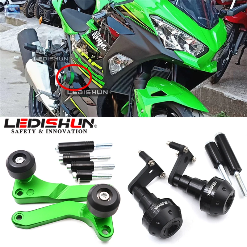 Для мотоцикла Kawasaki NINJA 400 NINJA400 250 Z400 Z 2018 19 2020 рамка ползунок защита от