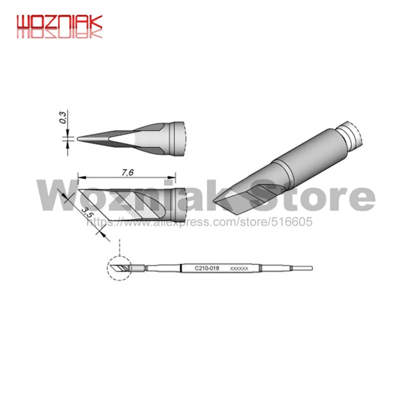 £26.08 Jbc Original Soldering Iron Tip C210018 C210002 C210020 For Soldering