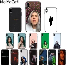 MaiYaCa Billie Eilish DIY печать рисунок чехол для телефона чехол для iPhone 5 5Sx 6 7 7plus 8 8Plus X XS MAX XR