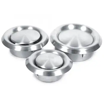 

3 Sizes Adjustable Wall Ceiling Home Stainless Steel Air Vent Round Ventilation Duct Cover New