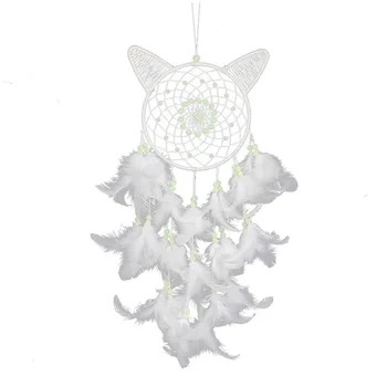 

1Pc White Beautiful Lightweight Dreamcatcher Decor Hanging Ornament for Study