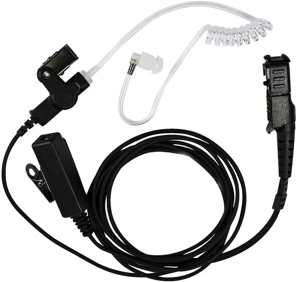 

Covert Acoustic Tube Bodyguard FBI Earpiece Headset Mic for Motorola Radio XPR3300 XPR3500 XIR P6620 XIR P6600 E8600 E8608