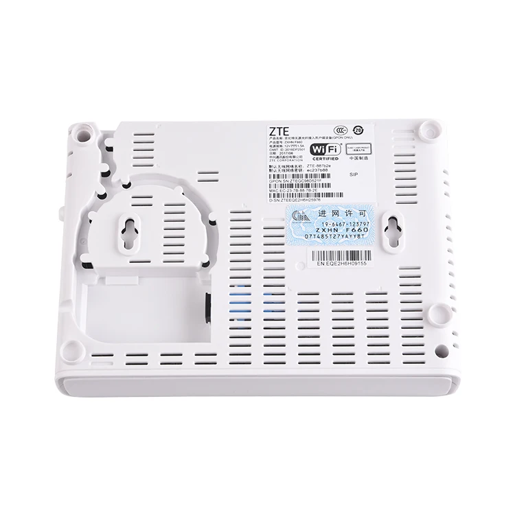 zte F668 3,3 de fibra FTTH Wi-Fi 2 порта voz+ 4GE+ 1 ONU Gpon CATV antena Interna 2,4G onu