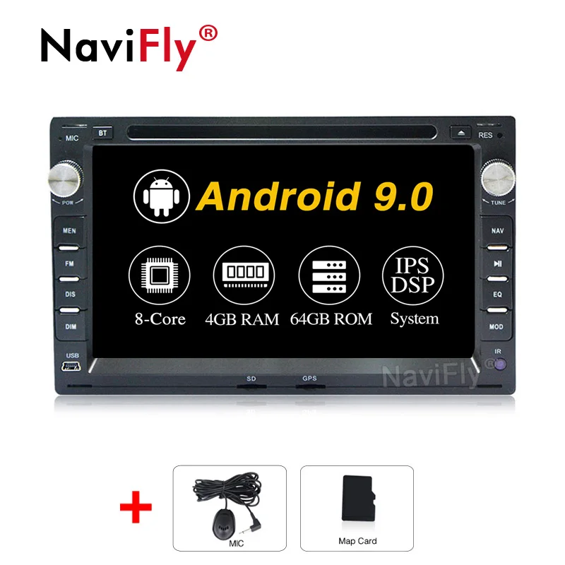 8 ядерный ips DSP Android 9,0 автомобильный dvd автоматическое радио GPS навигация для VW JETTA Golf4 T4 Passat B5 Sharan GOLF автомобильный dvd-плеер RDS Wi-Fi - Цвет: 8Core 4G 64G IPS DSP