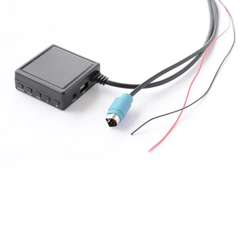 Biurlink стерео музыкальный адаптер Bluetooth беспроводной Bluetooth Aux-in USB беспроводной микрофон адаптер для Alpine 236B 9870 9872