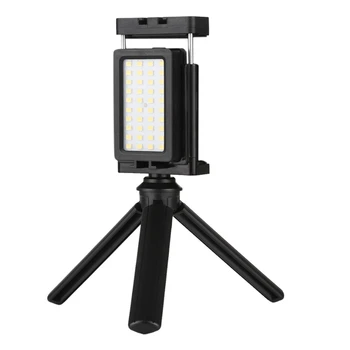 

PULUZ Mobile Phone Live Set Pocket Self-Timer Fill Light Phone Clamp Bracket Mount Desktop Tripod