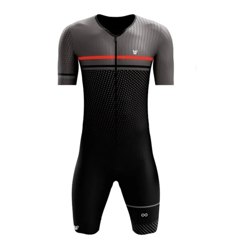 Vvsportsdesigns Mans Triathlon Suit Cycling Jersey Jumpsuit Short Sleeve Suit Roupa De Ciclismo Masculino Speedsuit One-Piece 4