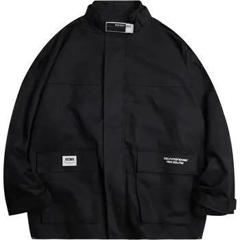 

2020 men's hong kong fashion brand ins tooling baseball suit student's korean version of trendy loose jacket