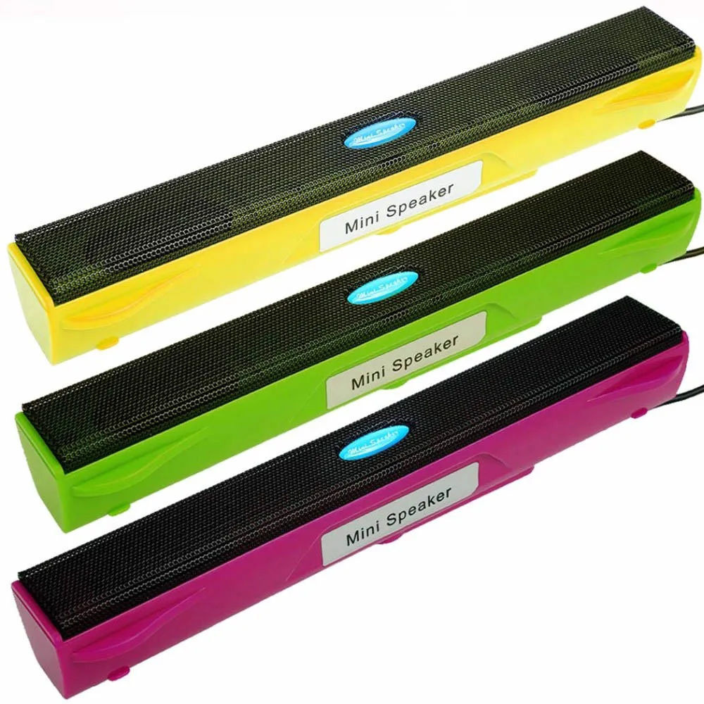 Wired USB Speaker Music Player Amplifier Loudspeaker Sound Box Bar for Computer Desktop PC Notebook Laptop