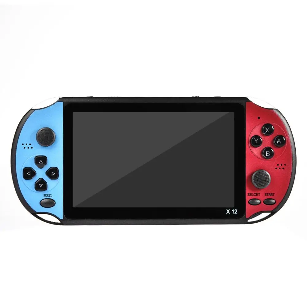 

New Built-in 3000 Games 2000mAh Battery Retro Video Handheld Game Console TF Card Doubles 5.1 Inch LCD Game Player