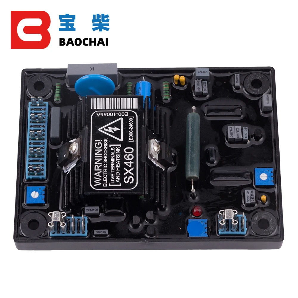 SX460 AVR Regulador de voltaje autom/ático SX460-A Regulador de voltaje autom/ático Controlador AVR para generador Generador monof/ásico Regulador de voltaje autom/ático
