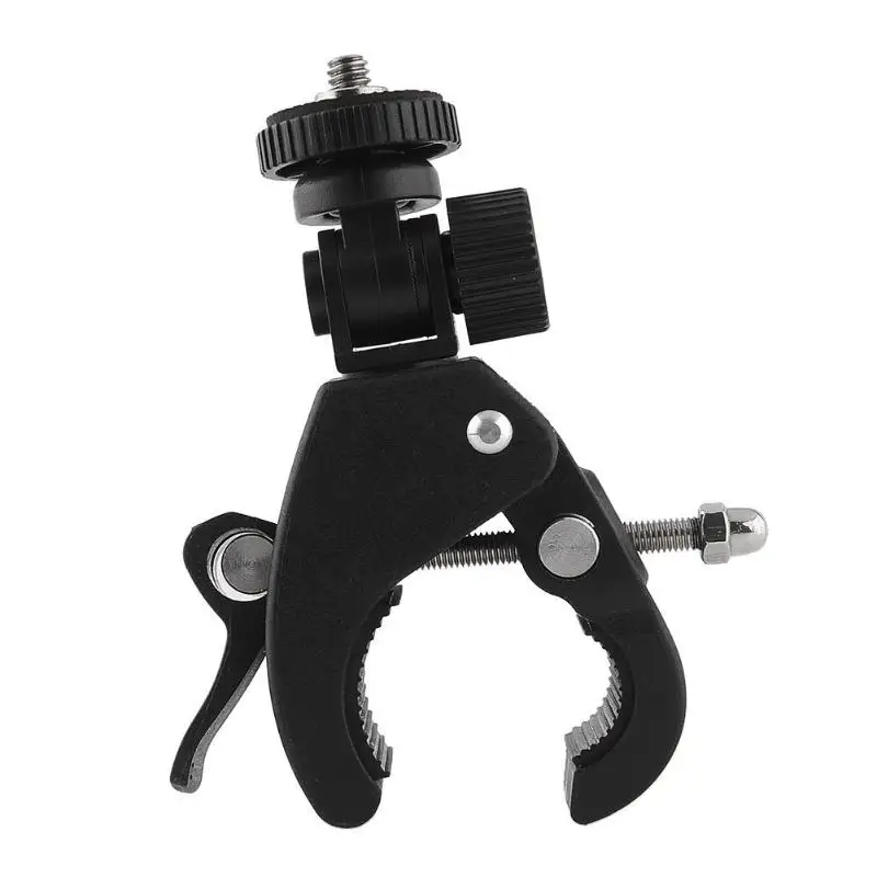 Bicycle Handlebar Mount 1/4 Screw Clamp Bracket Tripod For Camera DV Gopro