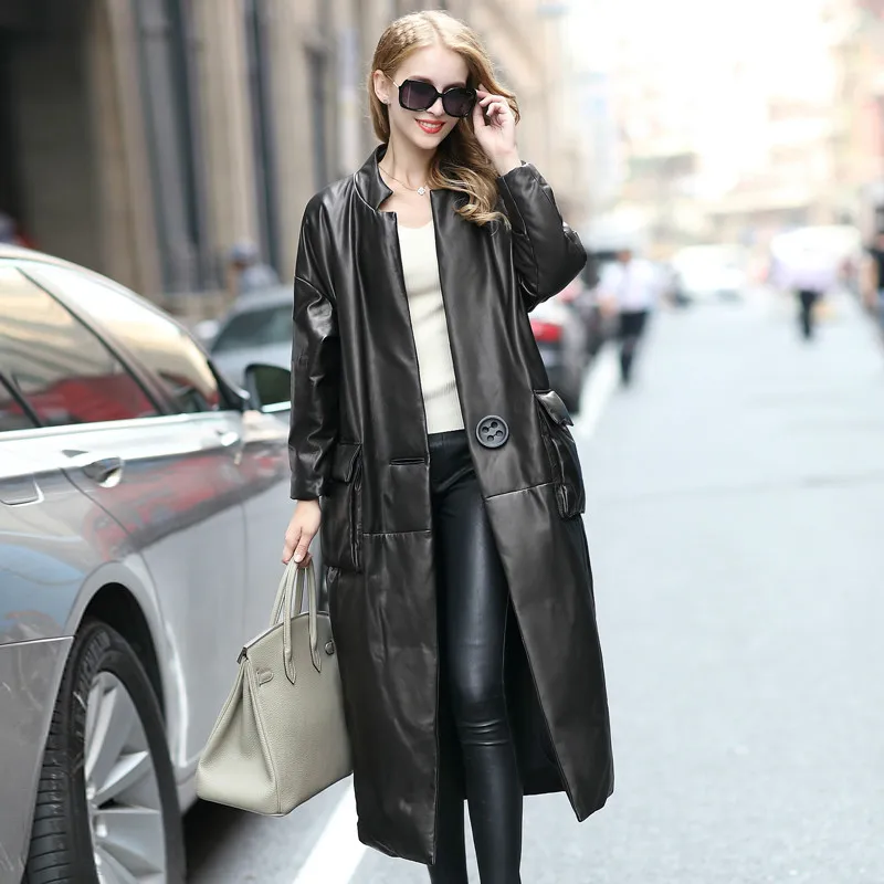 

Sheepskin Down Coat Natural Women's Real Genuine Leather Jacket Winter Coat Women Clothes 2019 Korean Vintage Tops ZT4056