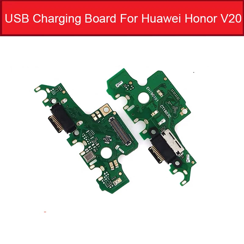 For honor v20 Зарядное устройство USB разъем для Huawei Honor 8 Lite Pro 9 9i 10 20 20i Play V8 V9 V10 V20 зарядный порт модуль Usb разъем платы - Цвет: For honor v20