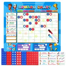 Магнитная диаграмма наград настраиваемый ежедневный гибкий Chore Chart behair Rewarding Board Time игрушки подарок на день рождения для детей подростков