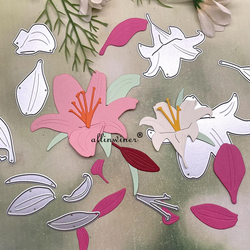 New Flower Leaf Decoration Diy Craft Metal Cutting Die Scrapbook Album Di Carte Di Carta In Rilievo Modello Artigianale Stencil Dies