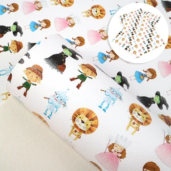 

David accessories 20*34cm Litchi Animal Printed Artificial Synthetic Leather For Hair Bow DIY Projects Handbag Shoes,1Yc9596