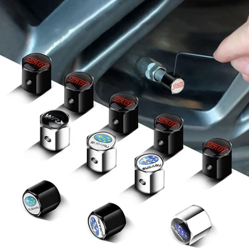 

Exterior Automobile Wheel Anti-Theft Tire Valve Cap for Subaru STI XV Forester Outback Impreza Legacy WRX BRZ Accessories