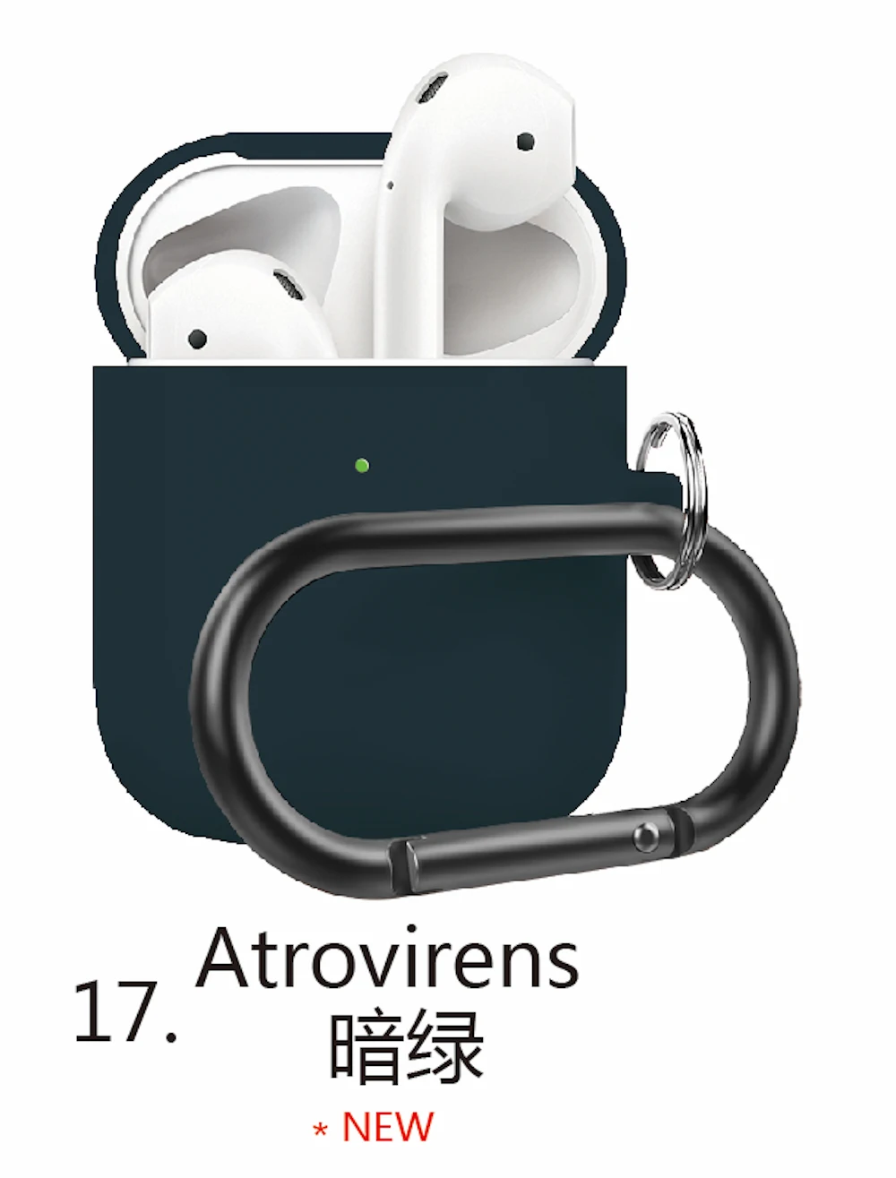 Чехол для наушников с капюшоном для Airpods, милый силиконовый чехол для наушников с Bluetooth, защитный чехол-2 поколения, 20 цветов - Цвет: 18