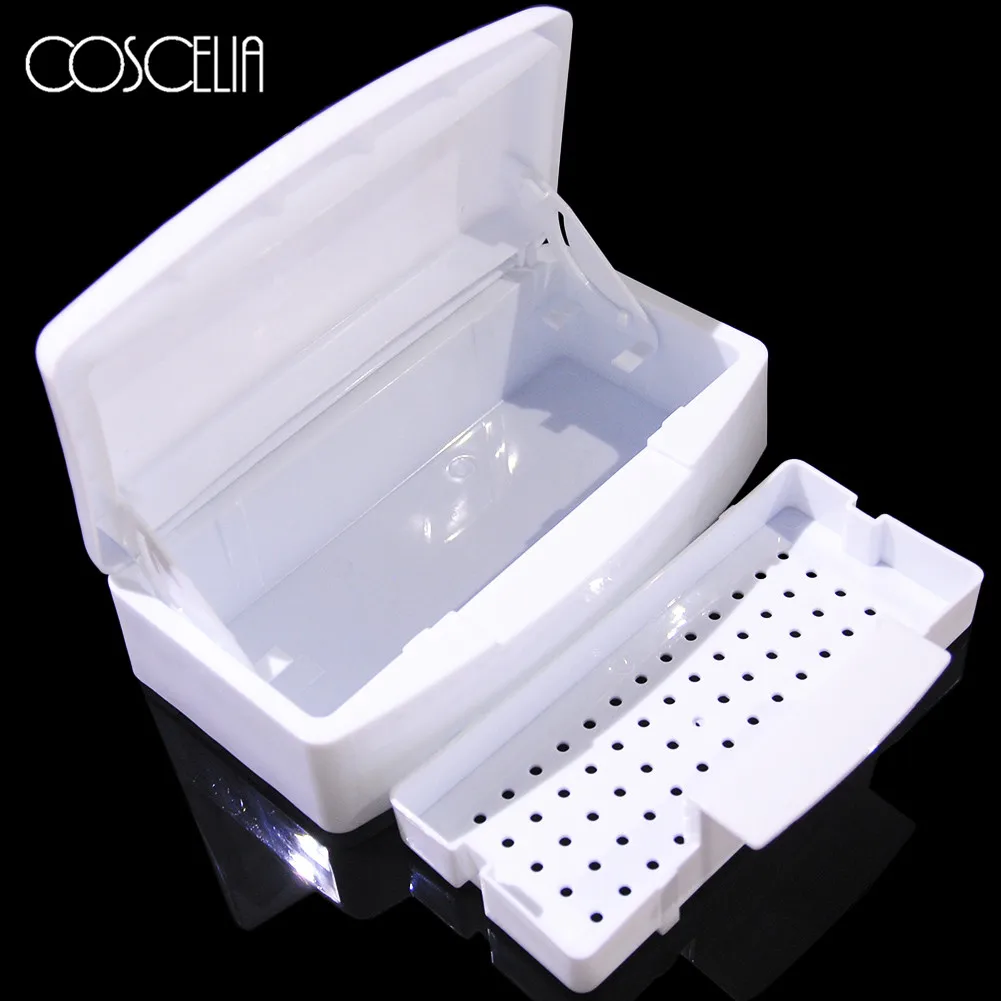 

Pro Nail Sterilizer Disinfection Box Salon Nail Nipper Tweezers Metal Tools Disinfector Sanitizer Box Nail Manicure Machine Set