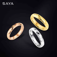 Men Rings, Simple Stacked Couple Rings, Tungsten 3mm Width, Fashion Jewelry, Customized, Free Shipping