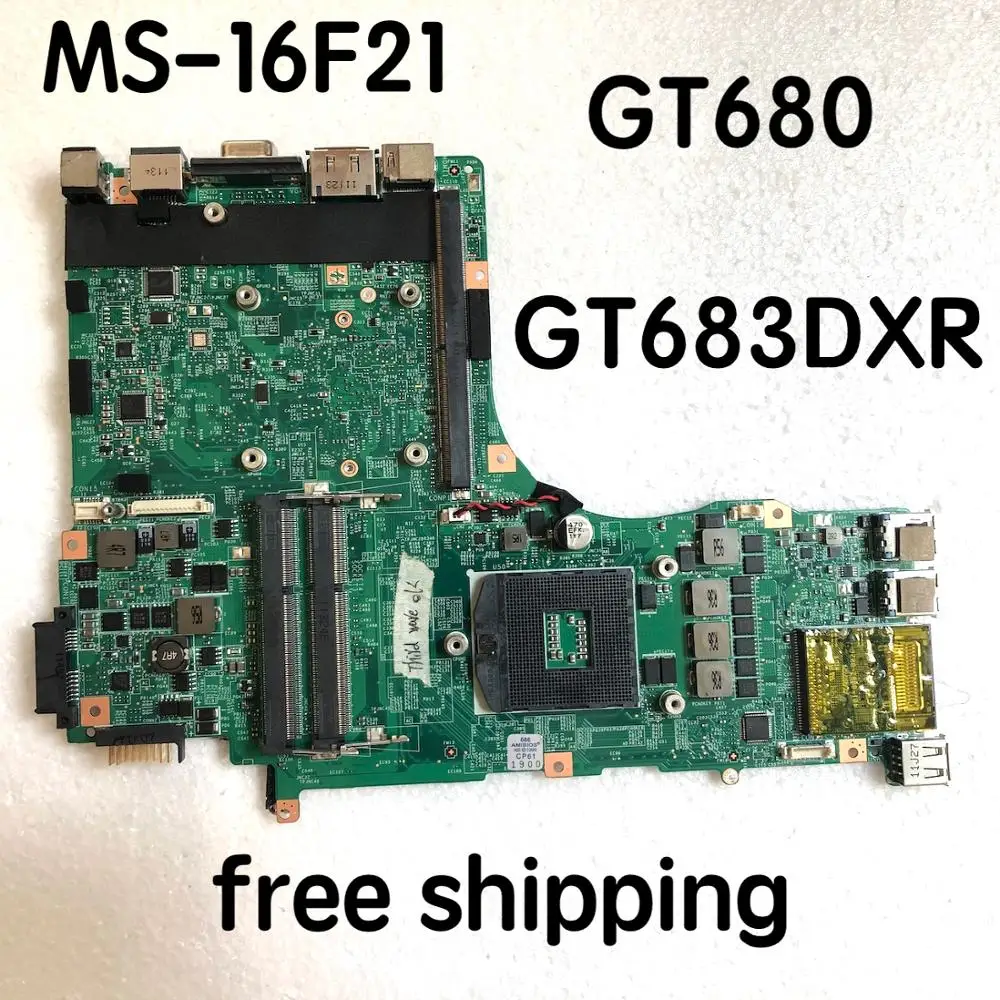 

MS-16F21 For MSI GX60 motherboard GT683DX VER:1.0 VER:1.2 VER:2.0 motherboard 100%tested fully work