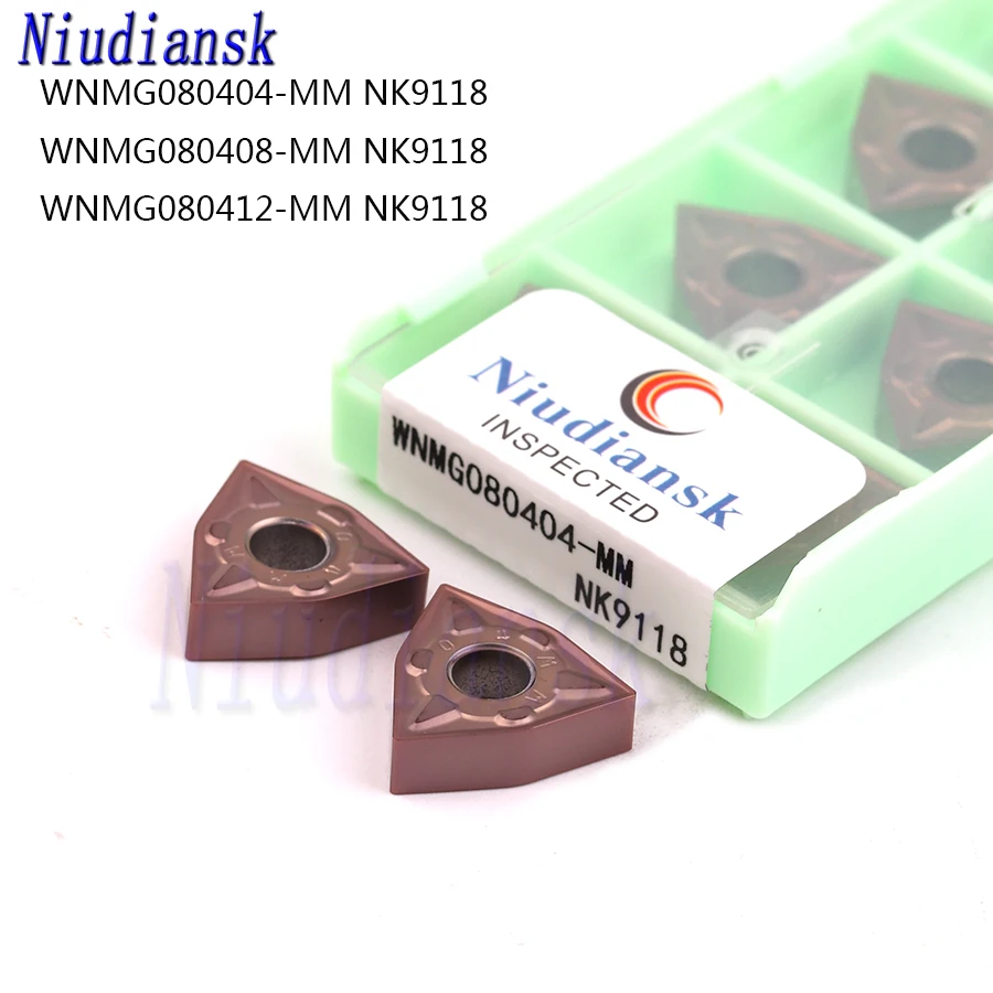 

WNMG080404 MM WNMG080408 MM WNMG080412 MM NK9118 High Quality Carbide Insert CNC Lathe Turning Tools Special For Stainless Steel