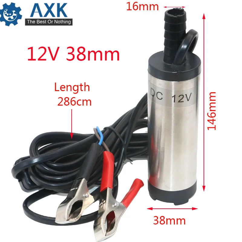 12V и 24v DC дизельного топлива Вода Масло автомобилей Кемпинг Рыбалка Погружной топливоперекачивающий насос 38 мм 51 LT471