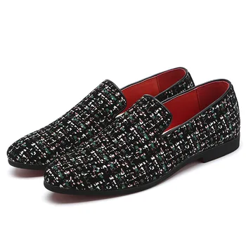 

Men Casual Leather Shoes Luxury Business ManLoafers Formal Wedding Party Dress Shoes Designer Flats Shoes Zapatos De Hombre