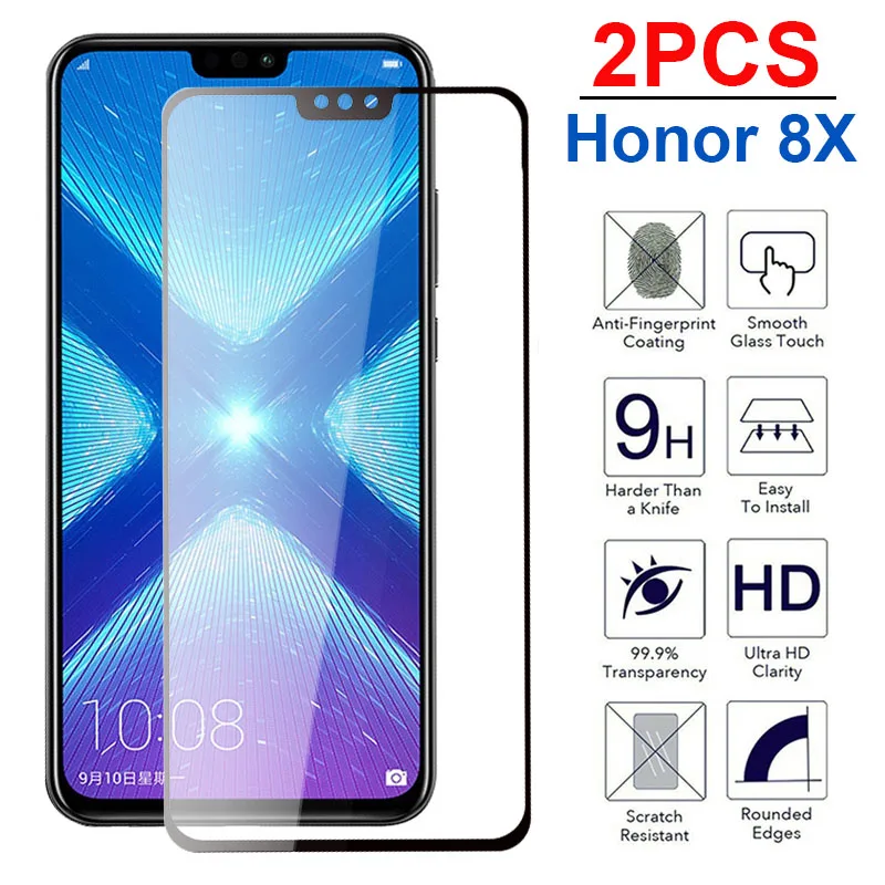 Стекло для Honor 8x 2 шт. защитная пленка экрана huawei honor max Защитное стекло 8 x 5 дюймов